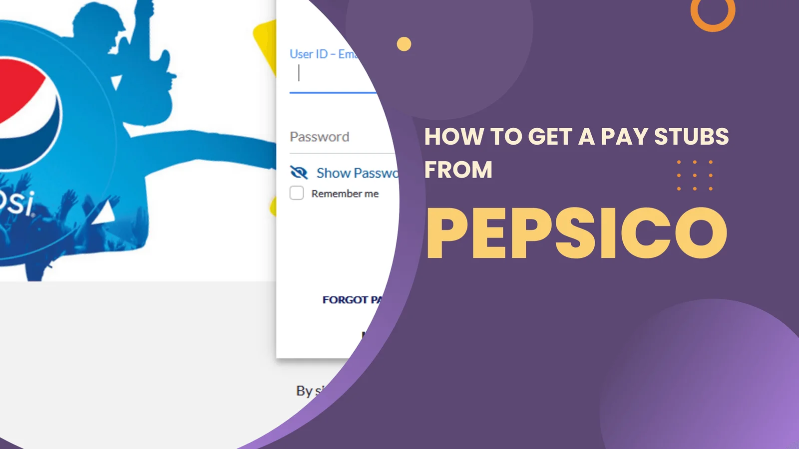 PepsiCo pay stubs