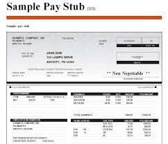 pay stub template Saint Paul