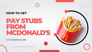 McDonalds Pay Stub Generator